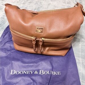Dooney & Bourke Tan Leather Hobo Bag